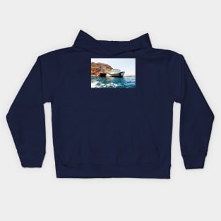 ANEK Lines passenger shipping company Greece Kids Hoodie